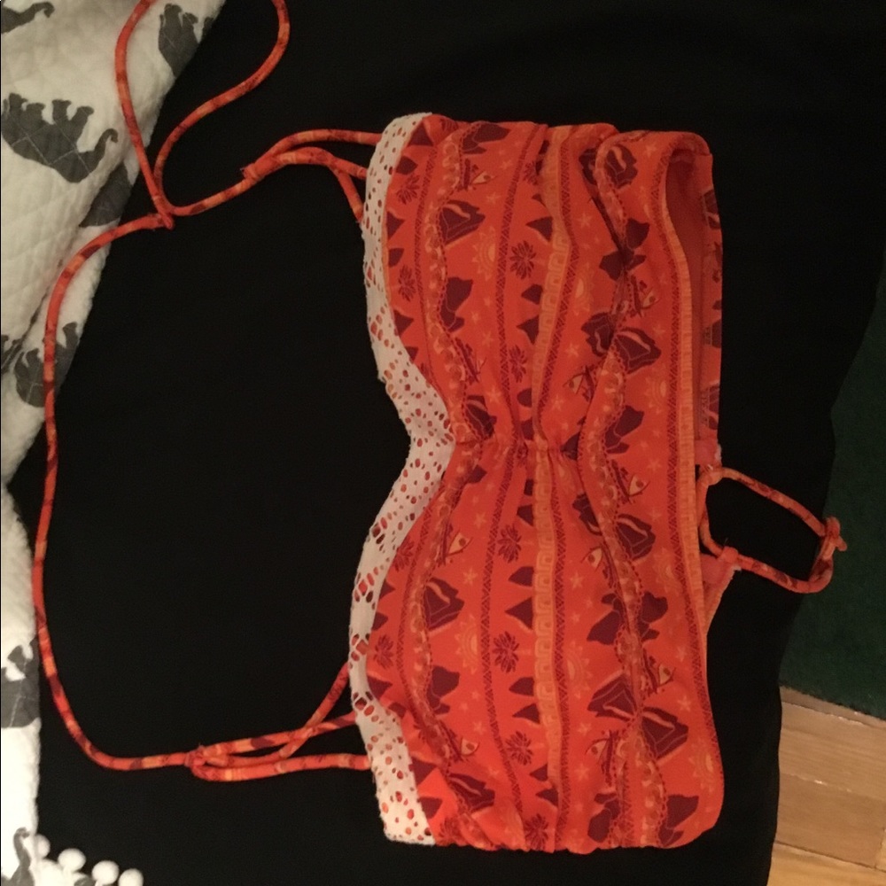Orange Disney Moana bathing suit top